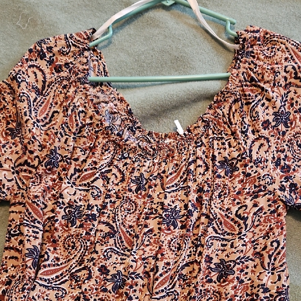 Blu Pepper Multicolor Paisley Blouse
